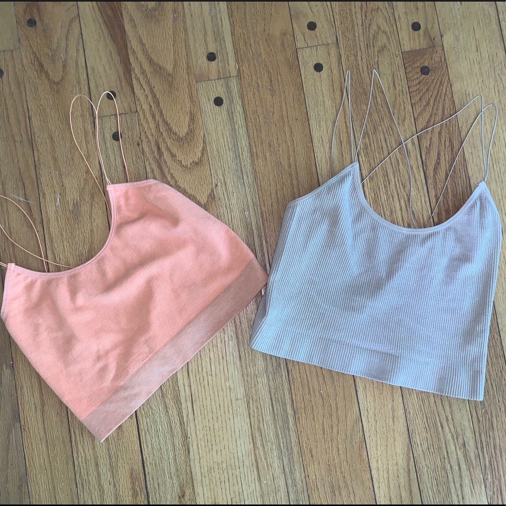 Urban Outfitters seamless bra top bundle